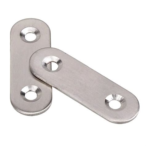 small metal brackets flat